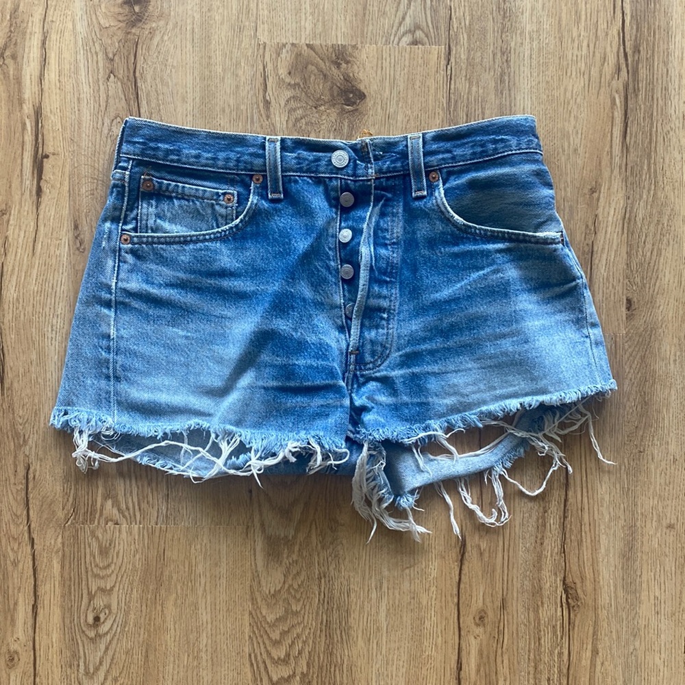 Levis denim shorts